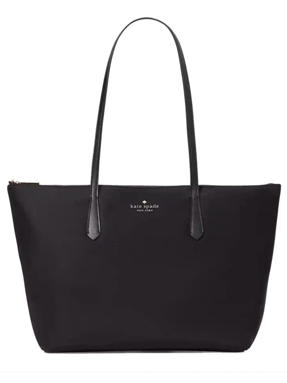 KATE SPADE Kitt black nylon large travel carry on diaper work Shoulder tote bag